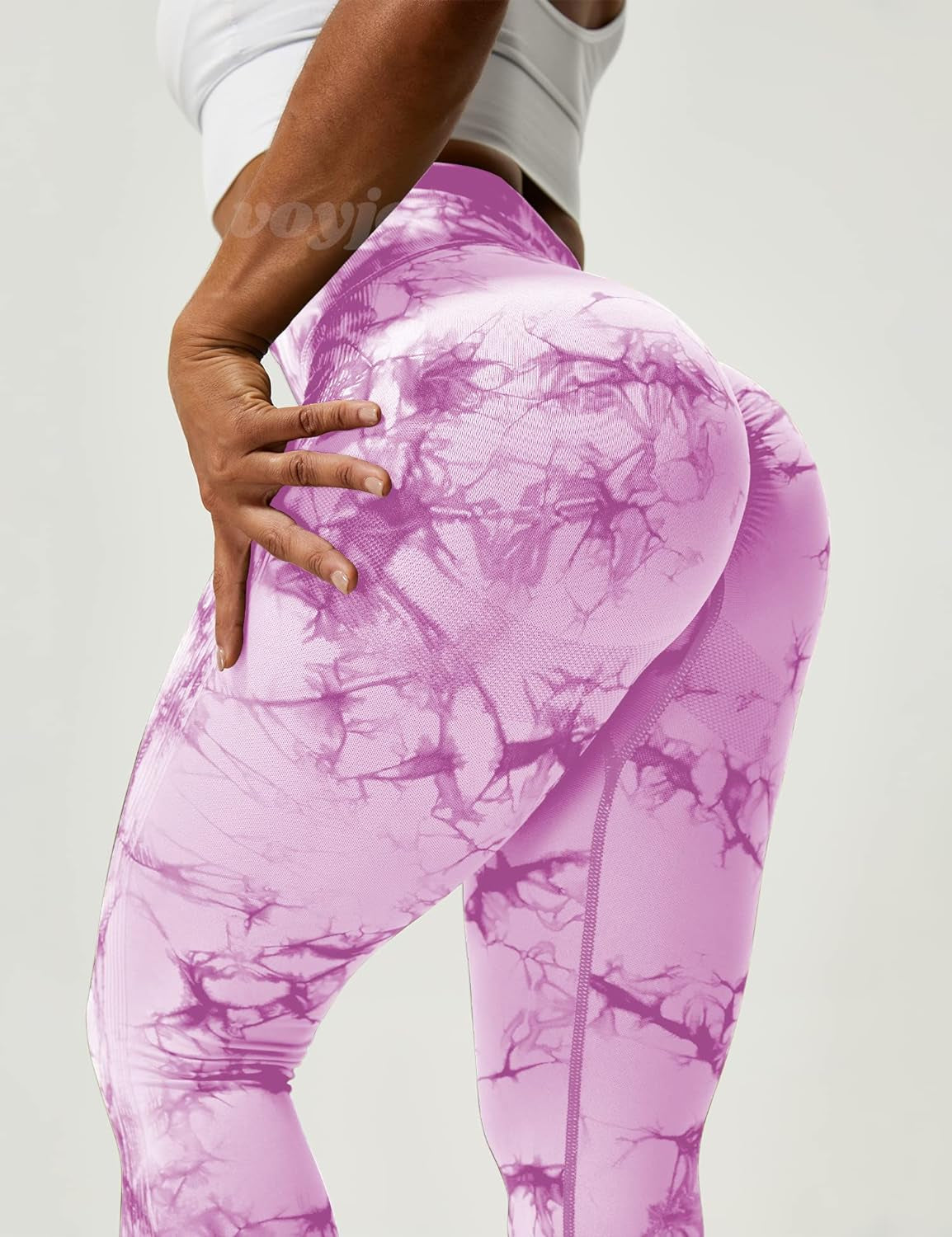 Tie Dye Seamless Leggings for Women High Waist Yoga Pants