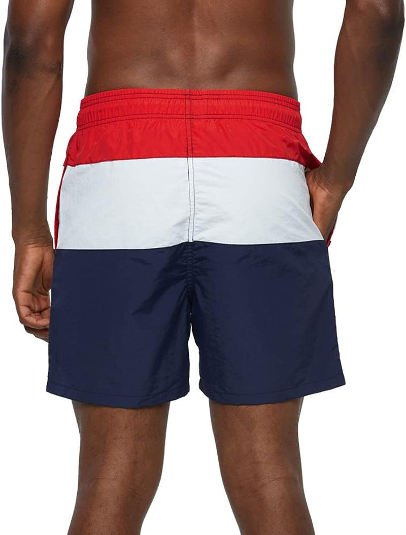 Mens Swim Trunks with Mesh Lining 