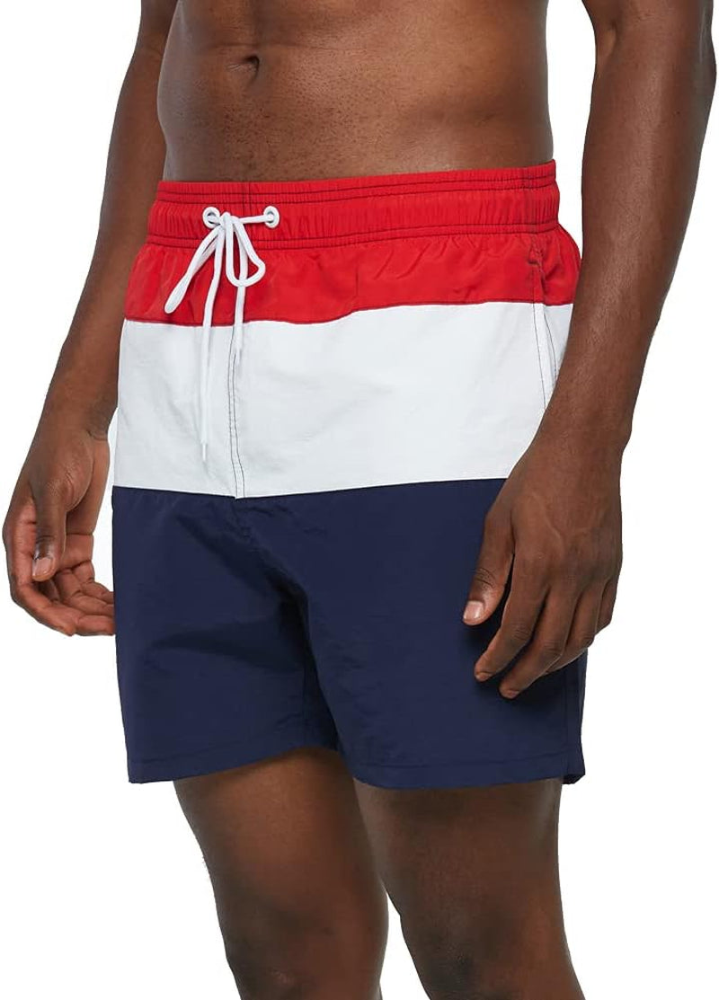 Mens Swim Trunks with Mesh Lining 