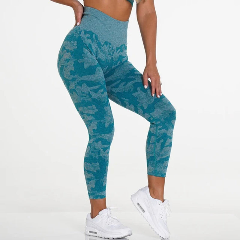 14 Colors Camo Seamless Leggings for Women