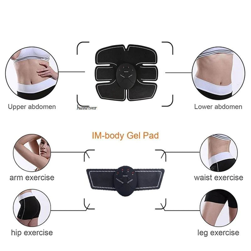 Ems Electric Muscle Stimulator for Exercises Abdominal Trainer 